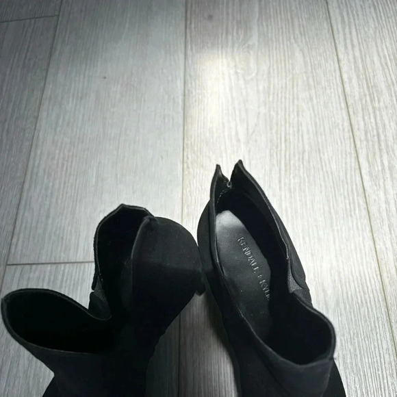 Kendall & Kylie Madison Stiletto Boots Booties Suede pointed Black 7 - Picture 6 of 12